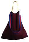 Large Daily Bag Cross in Burgundy
