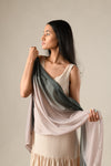 Ombre' Scarves in Olive & Nude