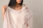 Lace Scarves in Soft pink