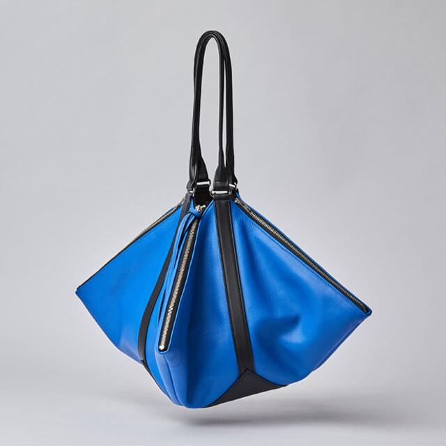 Mocco HAND BAG, Leather, Blue