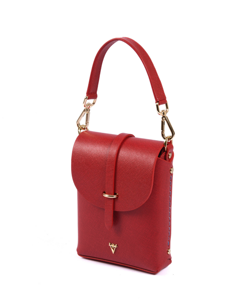 Red Mini Astrum Shoulder Bag