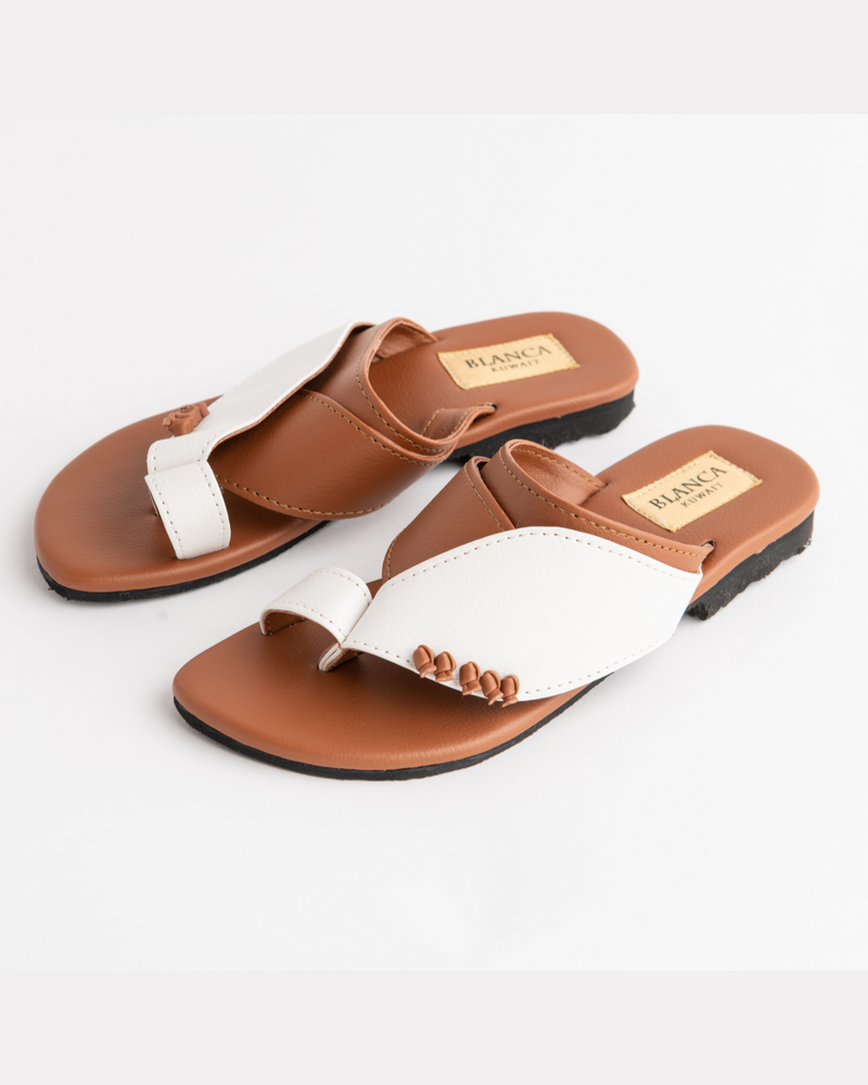 Leather Sandals in Brown
