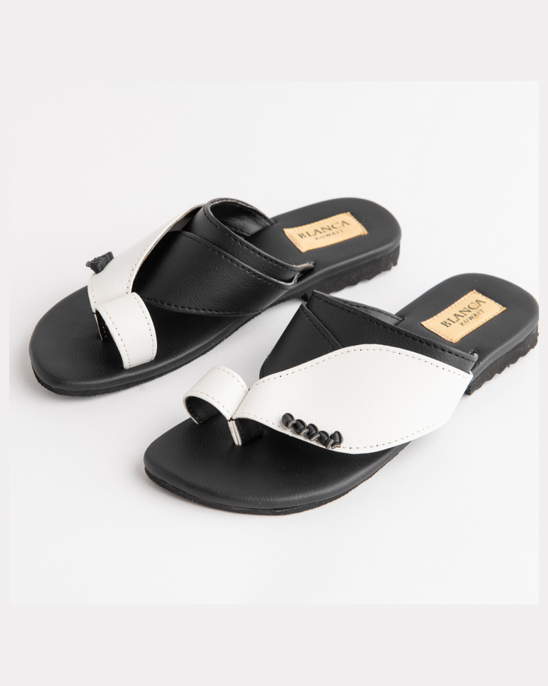 Leather Sandals in Black