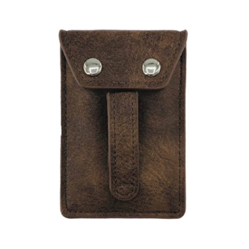 Wallet Phone Flippers in Saddle Brown