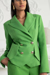 Blazer Suit Set in Green